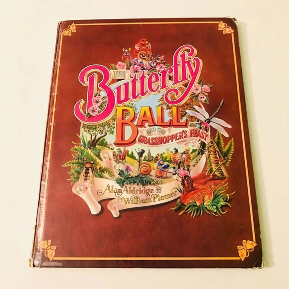 Vtg 1973 The  Butterfly Ball And The Grasshoppers Feast Alan Aldridge - Picture 1 of 16